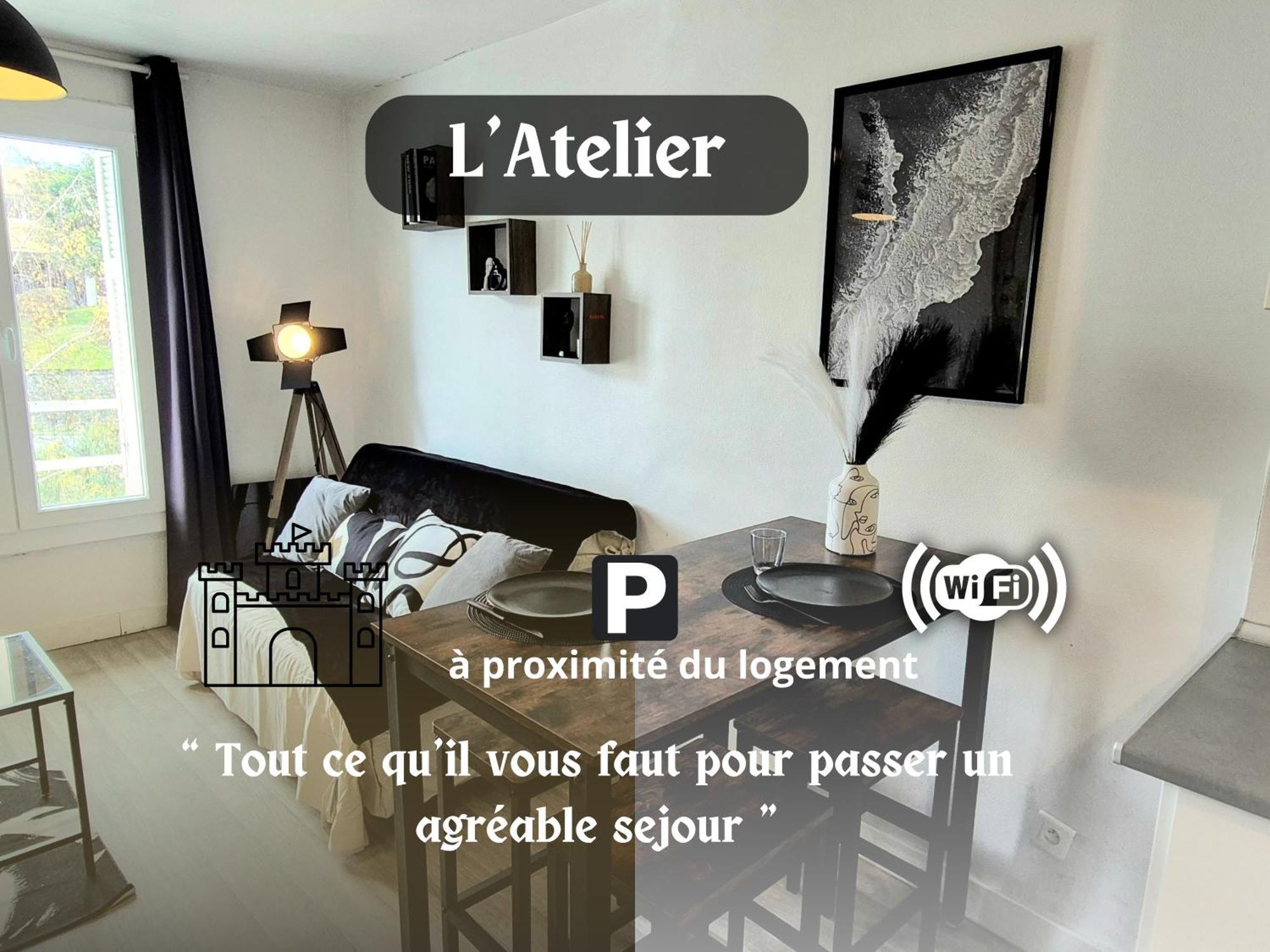 L'Atelier-T2 Proche Du Centre-Wifi-Parking Lägenhet Lourdes Exteriör bild
